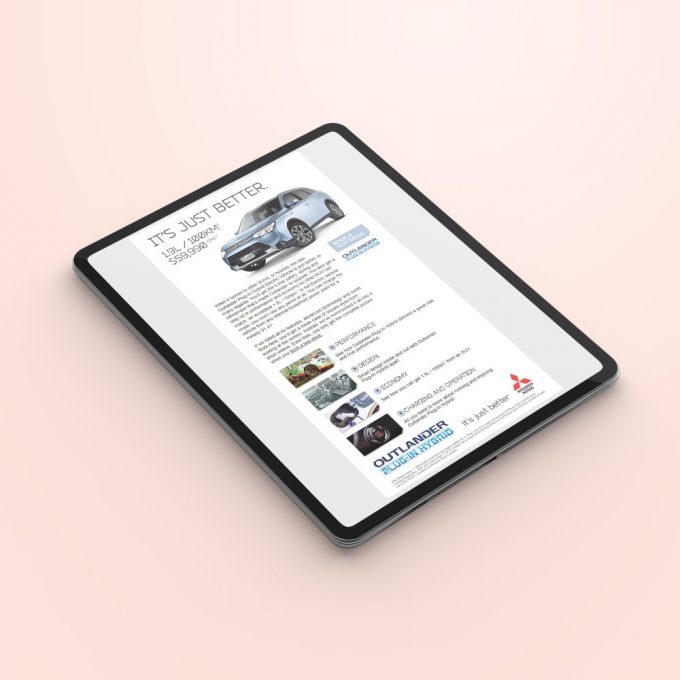 Mitsubishi Motors Plug-in Hybrid Email
